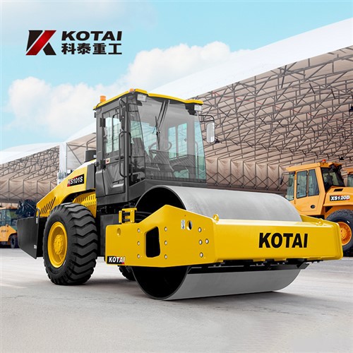 10 tons hydraulisk vibrationsrulle med enkelt tromle med Weichai-motor