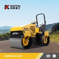 4 tons tandem trommerulle